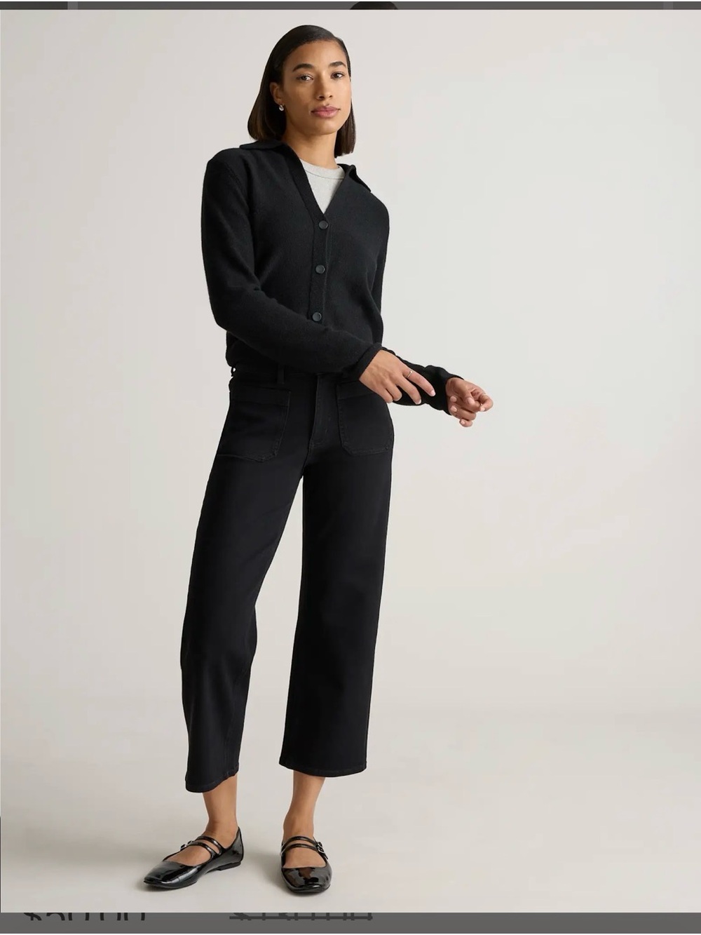 Quince Bella Stretch Crop Jeans